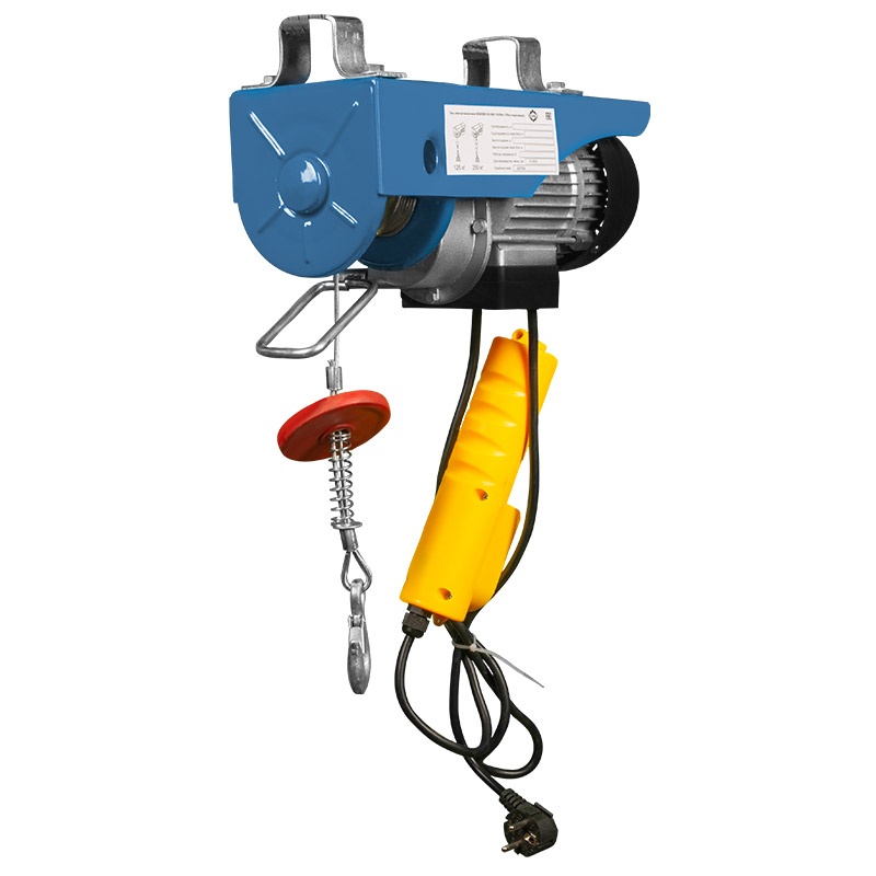 Таль электрическая мини стационарная GEARSEN PA 220В, 250/500кг, 12/6м - 4
